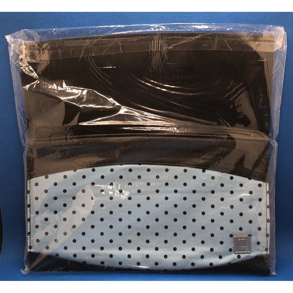 Miche Classic Shell - Retired! BROOKLYN Blue and Black Polka Dot New in Package
